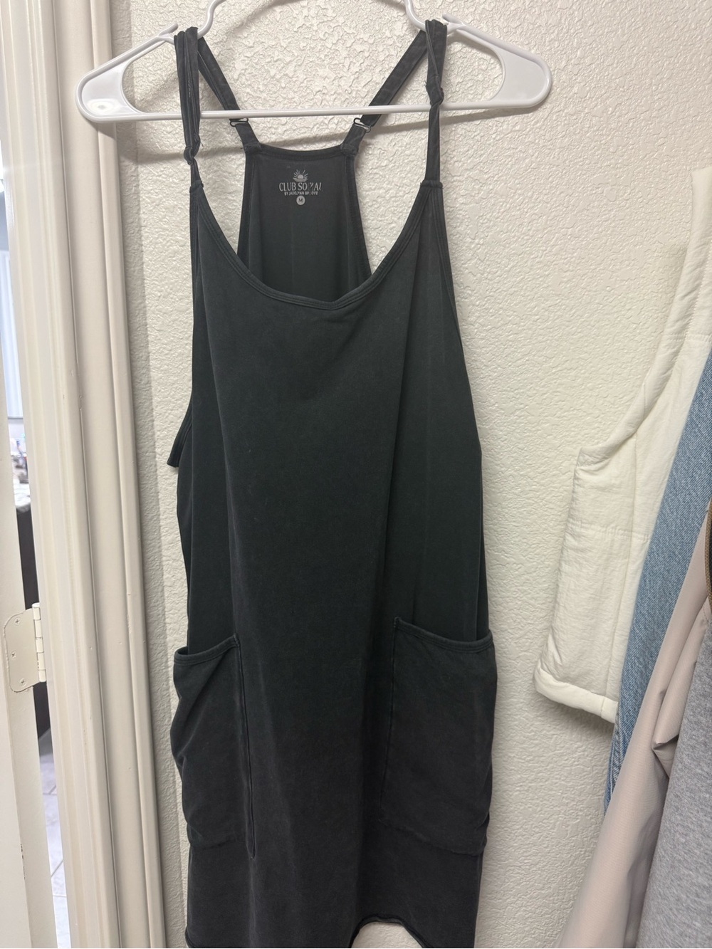 Jadelynn Brooke Black Sleeveless Pocket Tunic